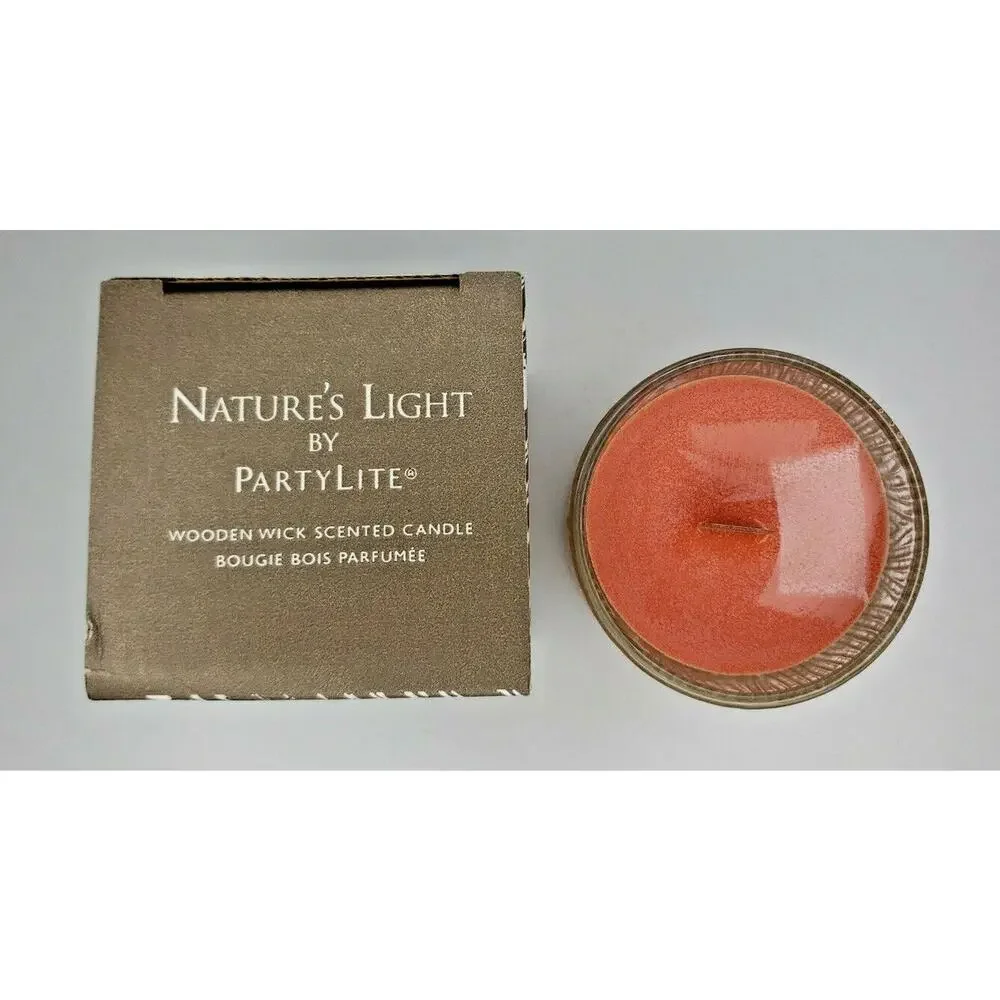Partylite Natures Light Crackling Wick Jar New Safari‎ Sunset P2I/G41355